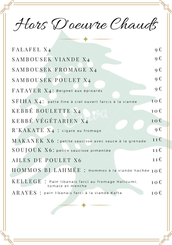 Kfifen Cœur du Liban - Menu Image 4